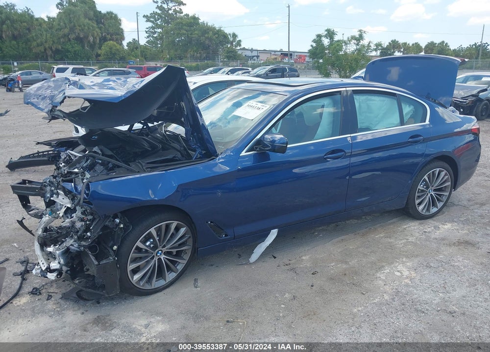 2022 BMW 530 I VIN: WBA53BH01NWX55799