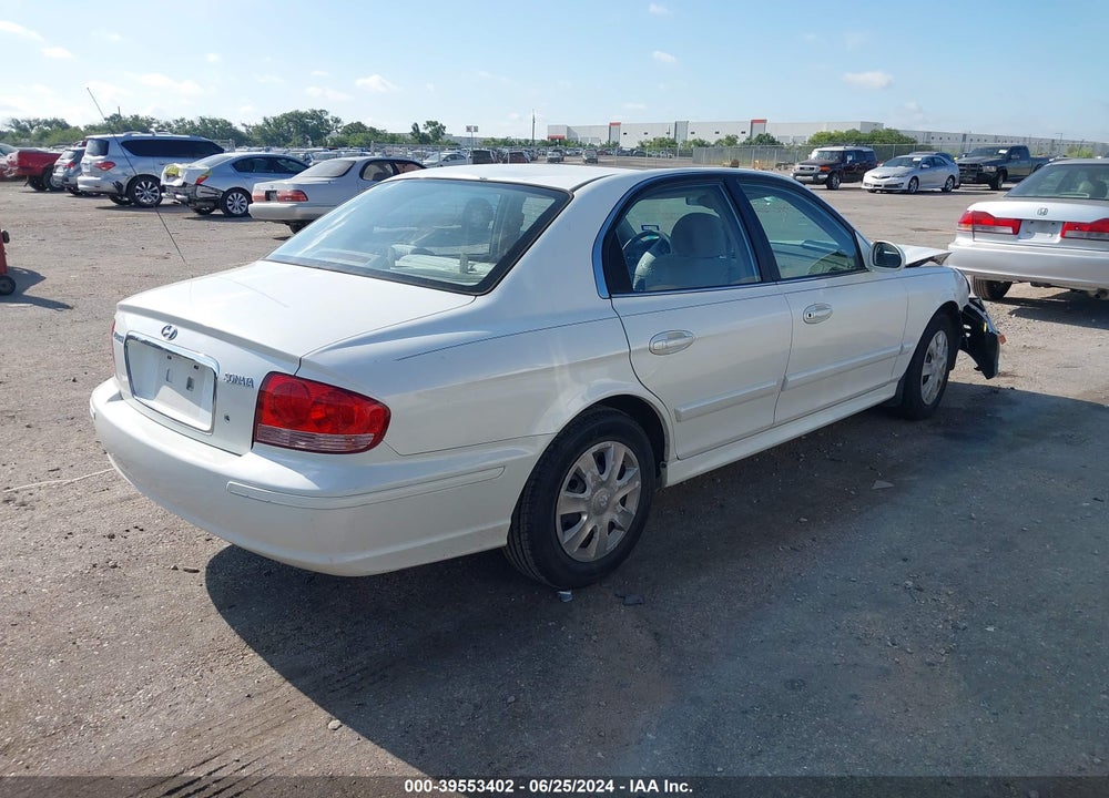 2005 HYUNDAI SONATA GL VIN: KMHWF25S55A176375