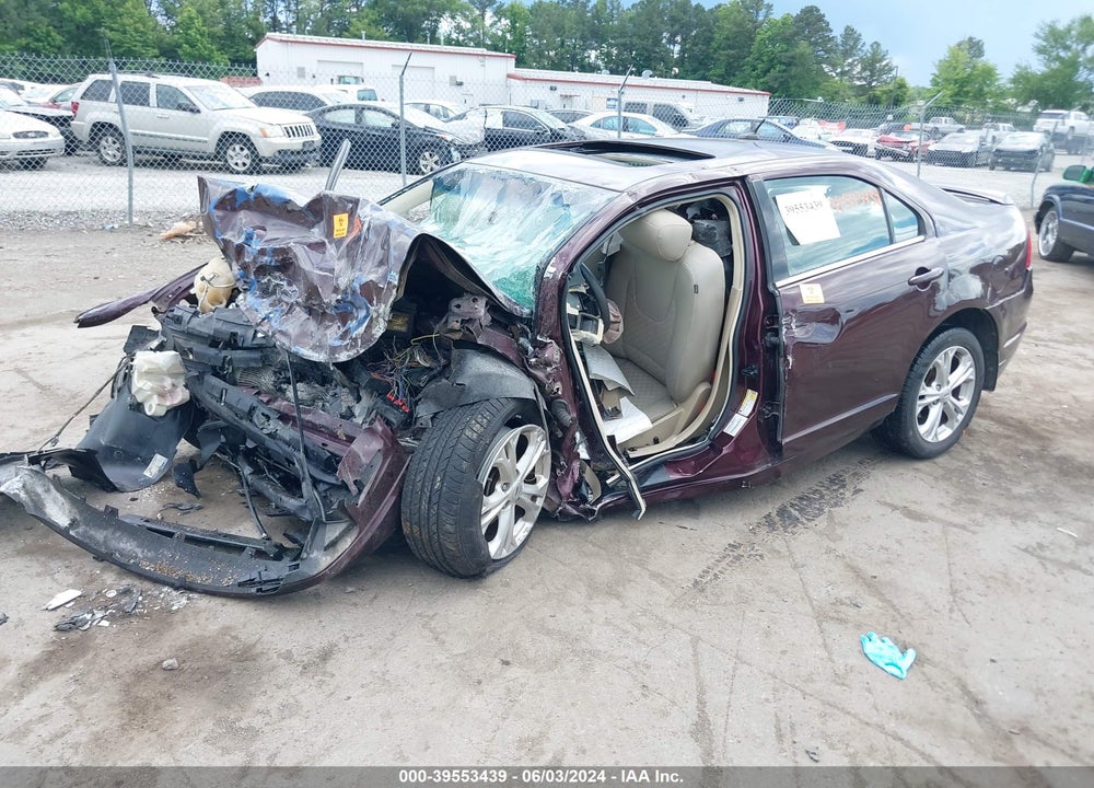 2012 FORD FUSION VIN: 3FAHP0HA6CR390155