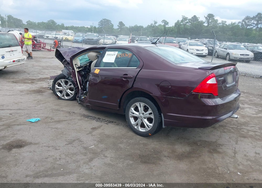 2012 FORD FUSION VIN: 3FAHP0HA6CR390155