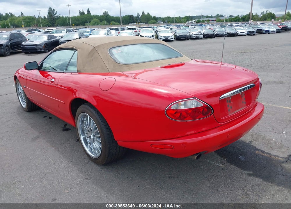 2002 JAGUAR XK8 VIN: SAJDA42C12NA25934