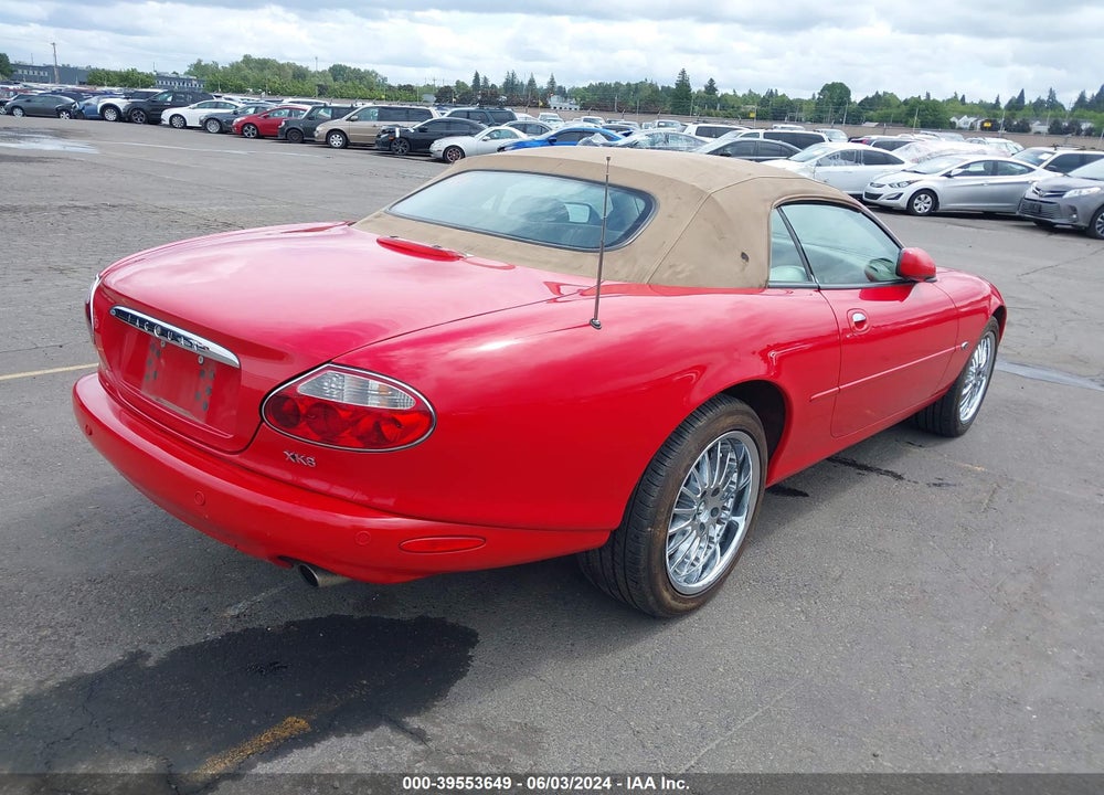 2002 JAGUAR XK8 VIN: SAJDA42C12NA25934