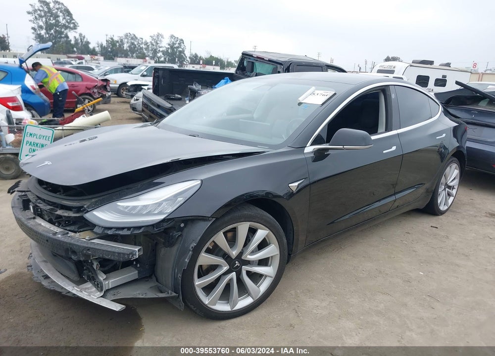 2018 TESLA MODEL 3 LONG RANGE/MID RANGE VIN: 5YJ3E1EA4JF061196
