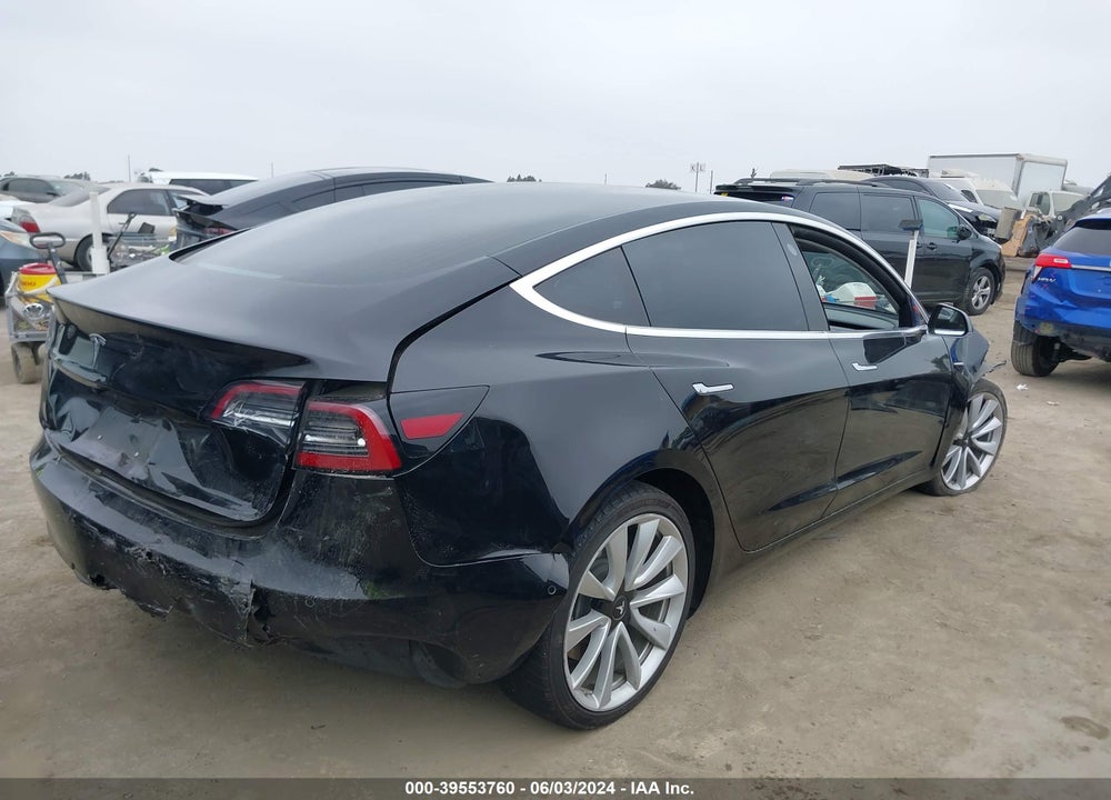 2018 TESLA MODEL 3 LONG RANGE/MID RANGE VIN: 5YJ3E1EA4JF061196