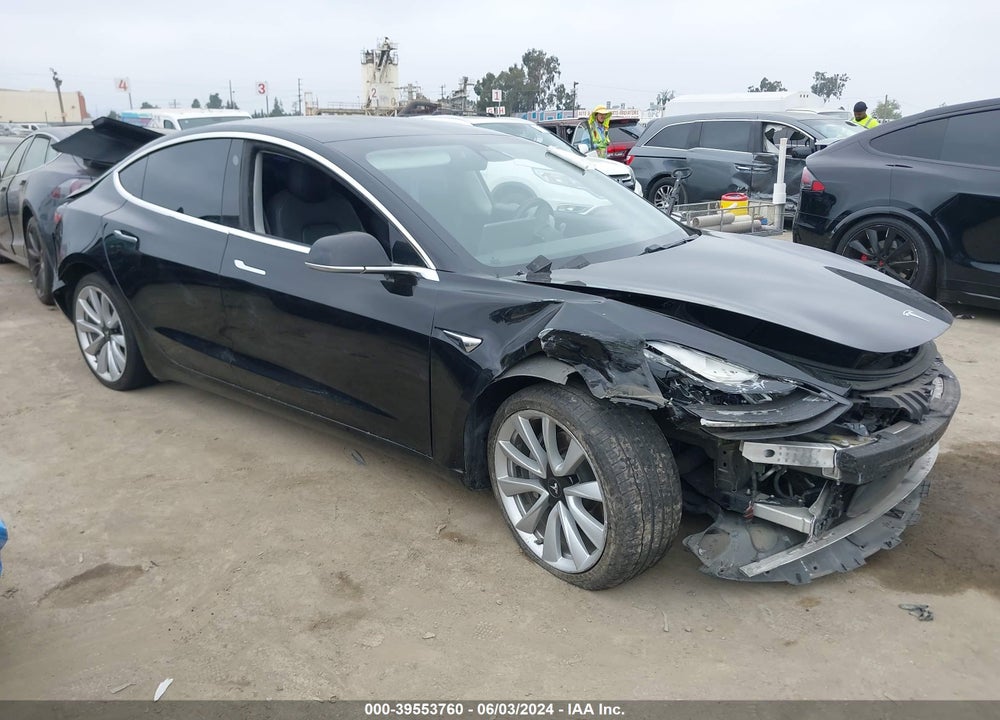 2018 TESLA MODEL 3 LONG RANGE/MID RANGE VIN: 5YJ3E1EA4JF061196