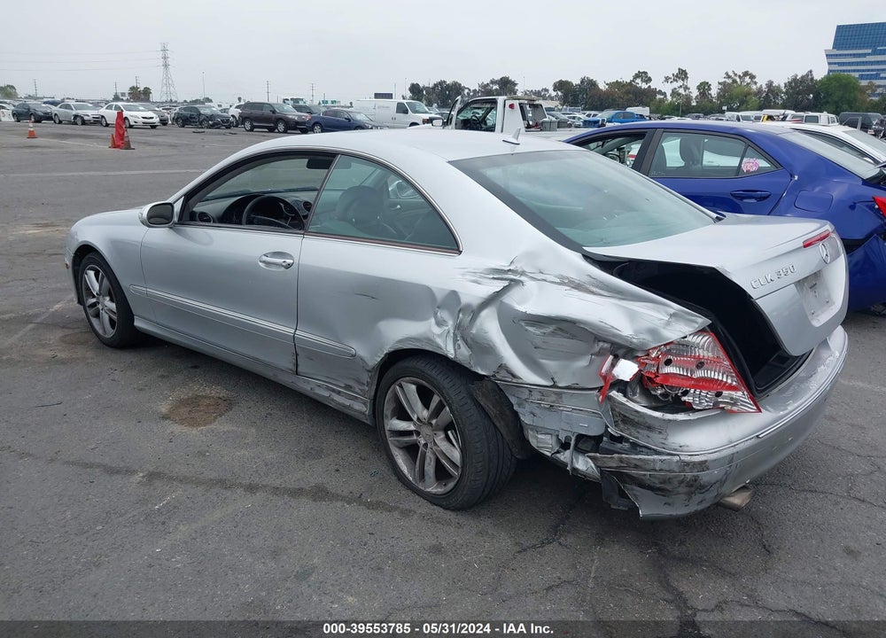 2008 MERCEDES-BENZ CLK 350 VIN: WDBTJ56H98F237680