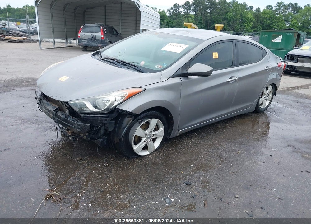 2012 HYUNDAI ELANTRA GLS (ULSAN PLANT) VIN: KMHDH4AE7CU424649