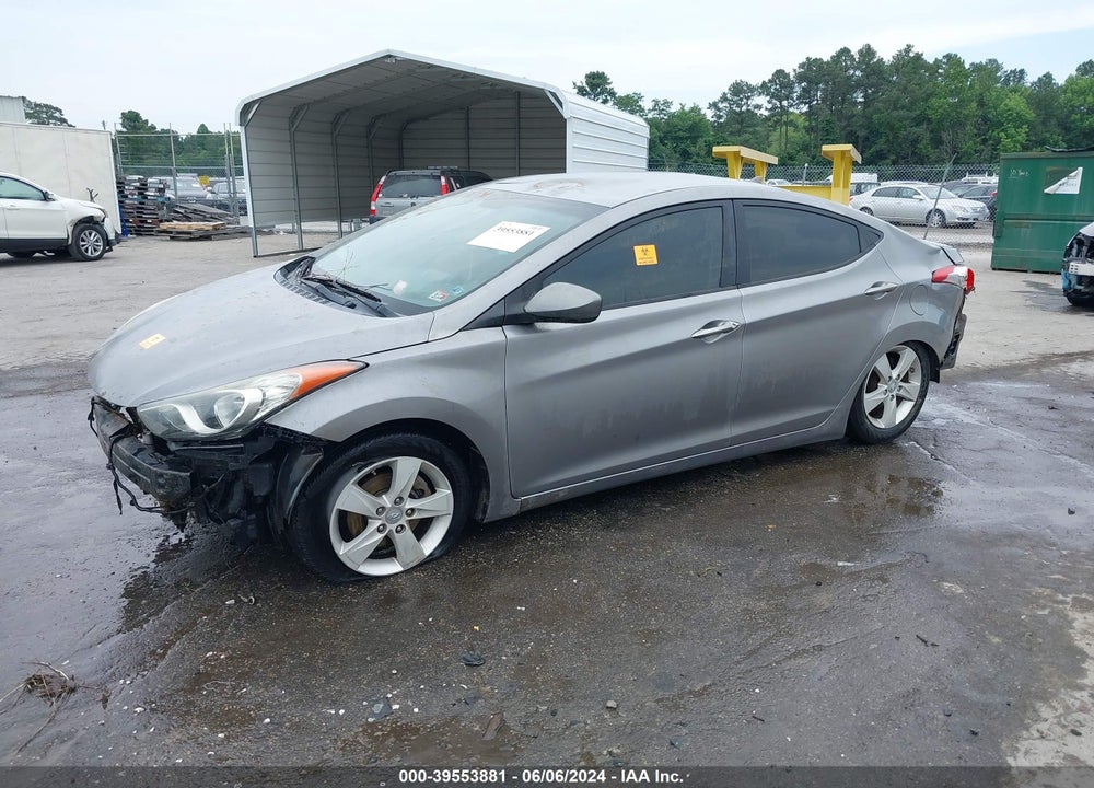 2012 HYUNDAI ELANTRA GLS (ULSAN PLANT) VIN: KMHDH4AE7CU424649