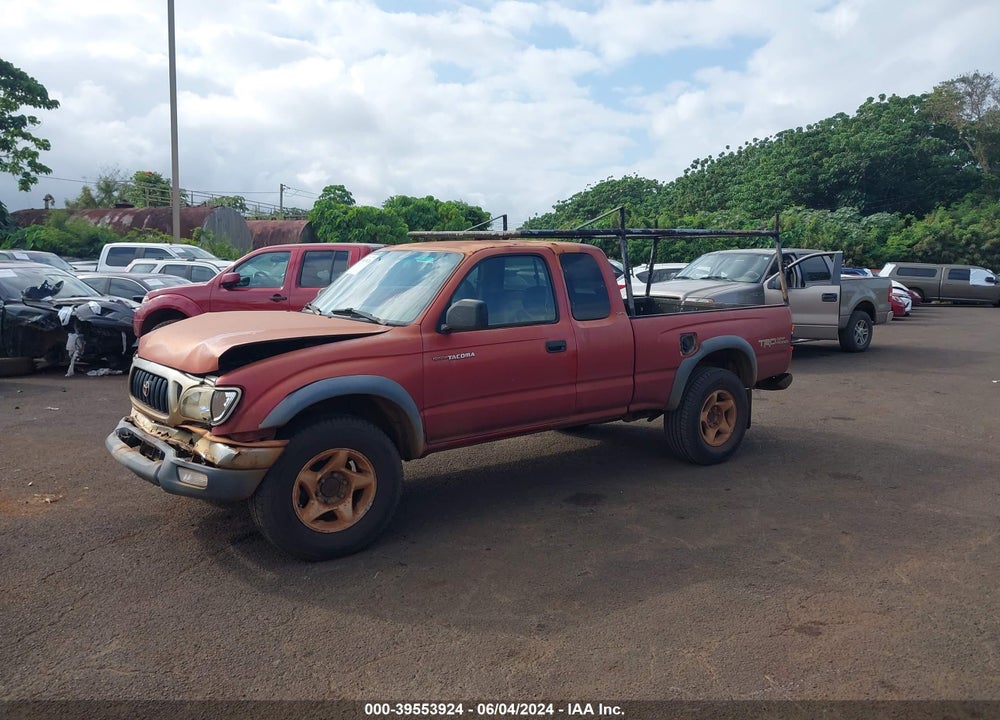 2001 TOYOTA TACOMA BASE V6 VIN: 5TEWN72N81Z830868