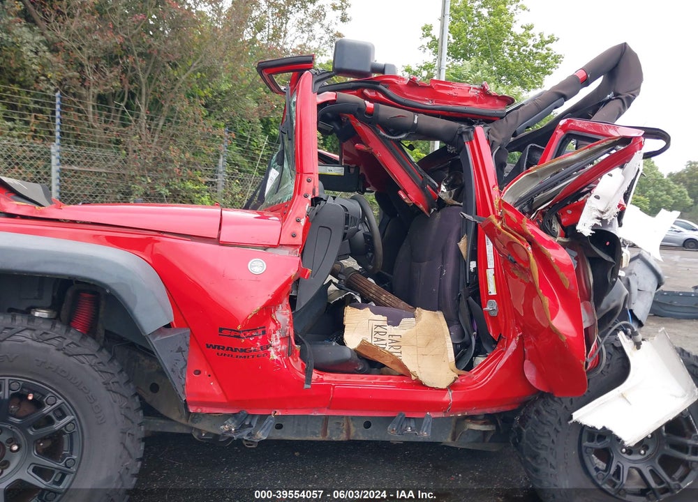 2014 JEEP WRANGLER UNLIMITED VIN: 1C4BJWDG1EL118158