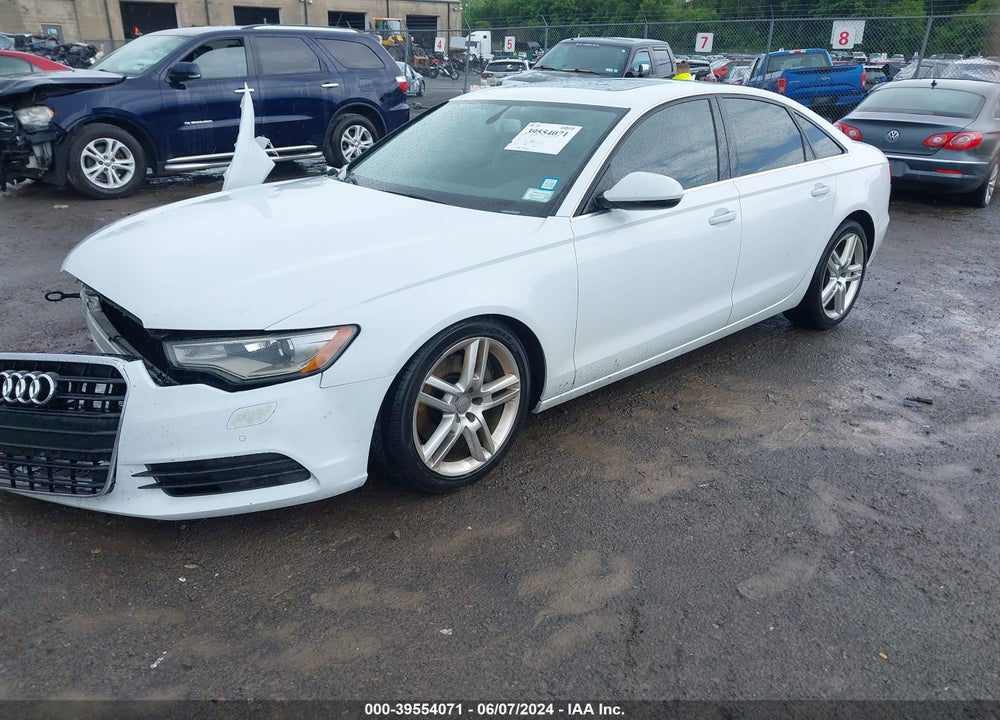 2014 AUDI A6 2.0T PREMIUM VIN: WAUGFAFC6EN115911