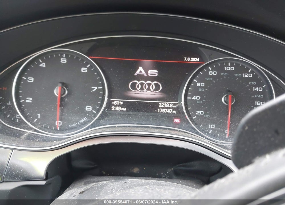 2014 AUDI A6 2.0T PREMIUM VIN: WAUGFAFC6EN115911