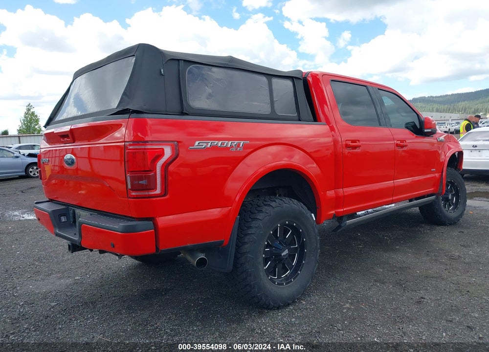 2015 FORD F-150 LARIAT VIN: 1FTEW1EG4FFC55420