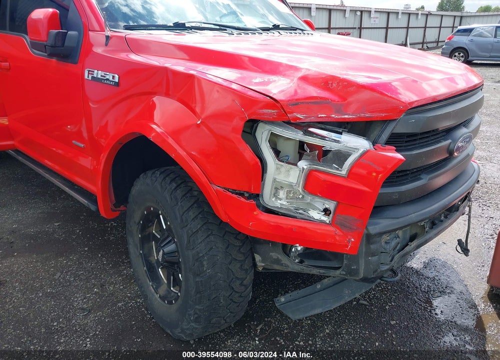 2015 FORD F-150 LARIAT VIN: 1FTEW1EG4FFC55420