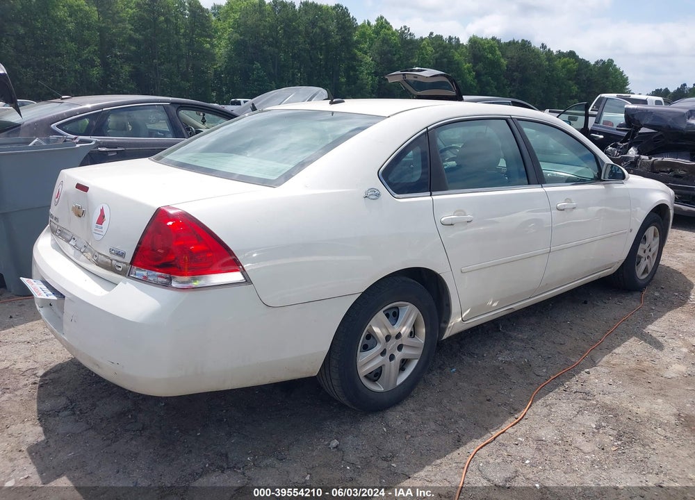 2007 CHEVROLET IMPALA VIN: 2G1WB58K679357179
