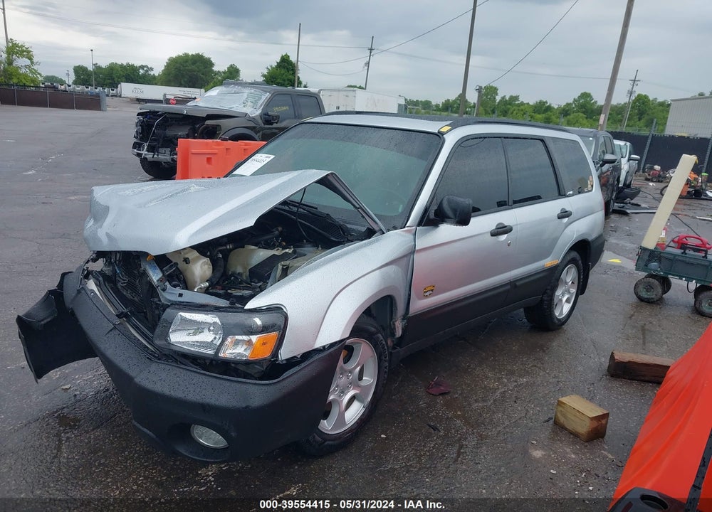 2003 SUBARU FORESTER XS VIN: JF1SG65623H706614