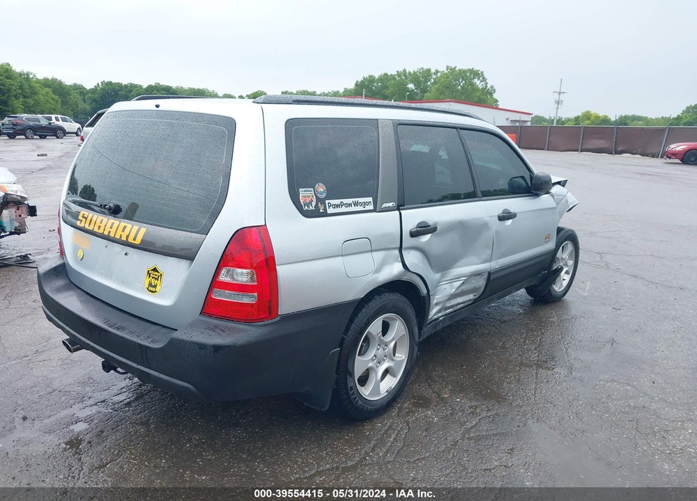 2003 SUBARU FORESTER XS VIN: JF1SG65623H706614