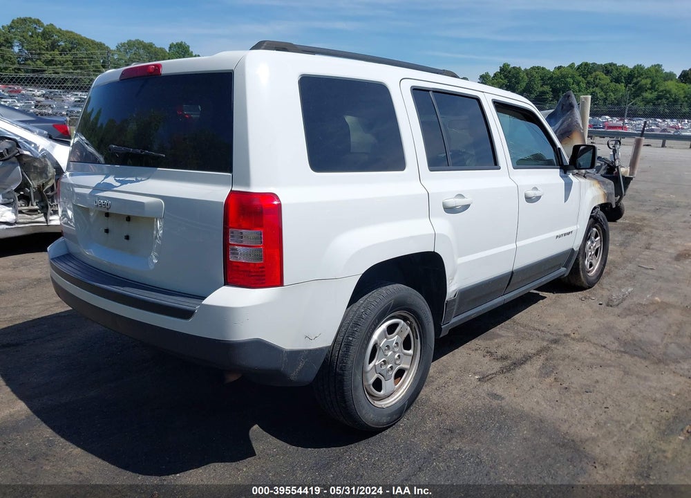 2016 JEEP PATRIOT SPORT VIN: 1C4NJPBB3GD582995