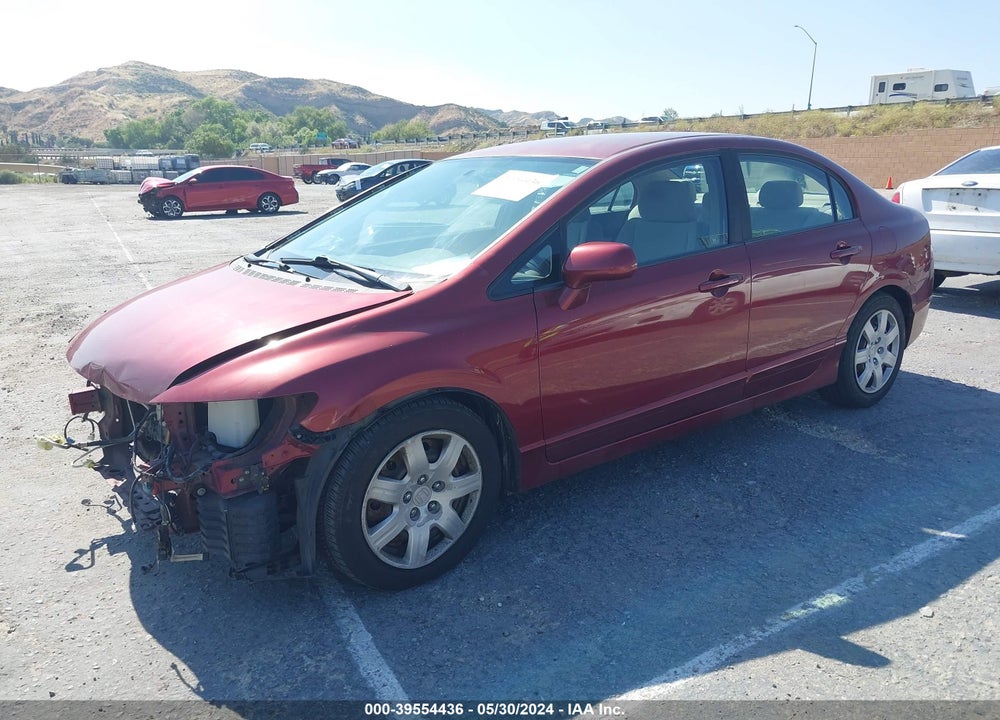 2010 HONDA CIVIC LX VIN: 19XFA1F56AE020651