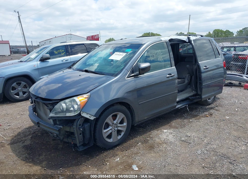 2010 HONDA ODYSSEY TOURING VIN: 5FNRL3H93AB096504