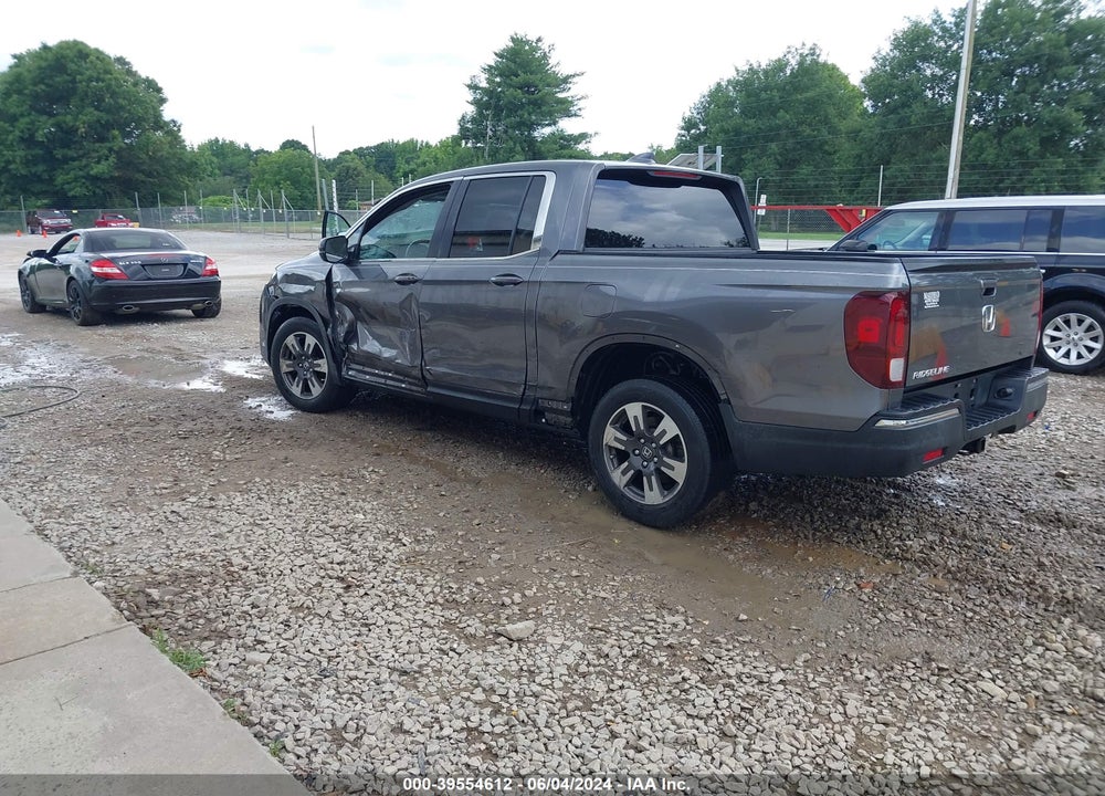 2017 HONDA RIDGELINE RTL-T VIN: 5FPYK2F66HB007916