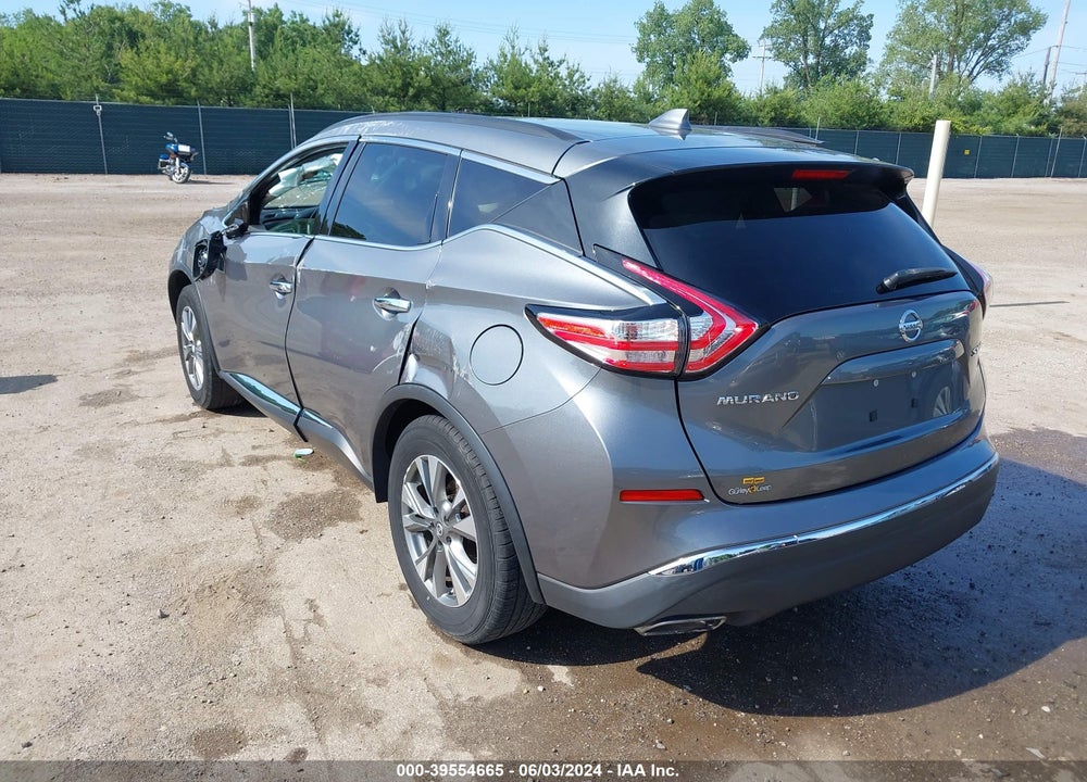 2018 NISSAN MURANO SV VIN: 5N1AZ2MH1JN128480