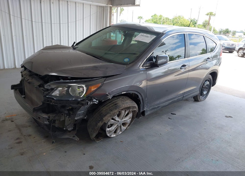 2013 HONDA CR-V EX-L VIN: 2HKRM3H70DH518360