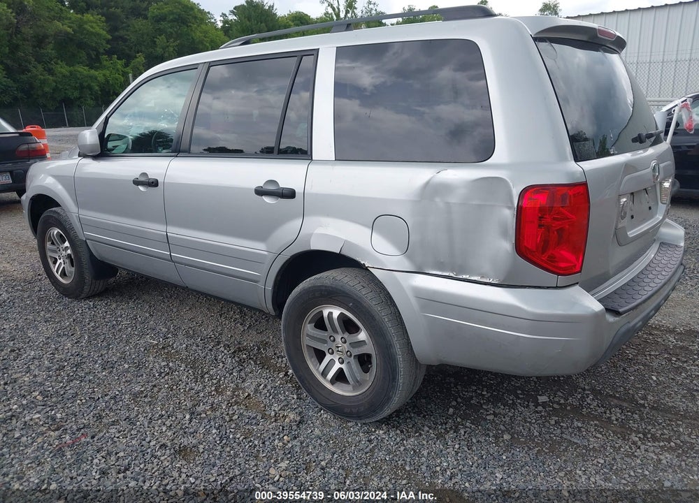 2005 HONDA PILOT EX VIN: 2HKYF18485H526143