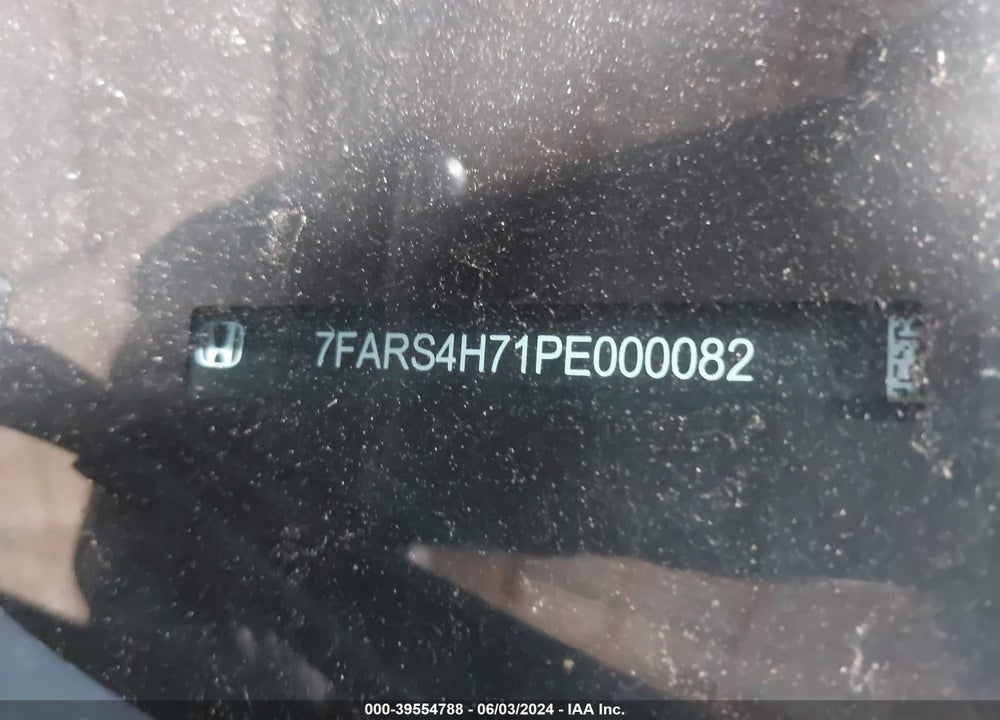 2023 HONDA CR-V EX-L AWD VIN: 7FARS4H71PE000082