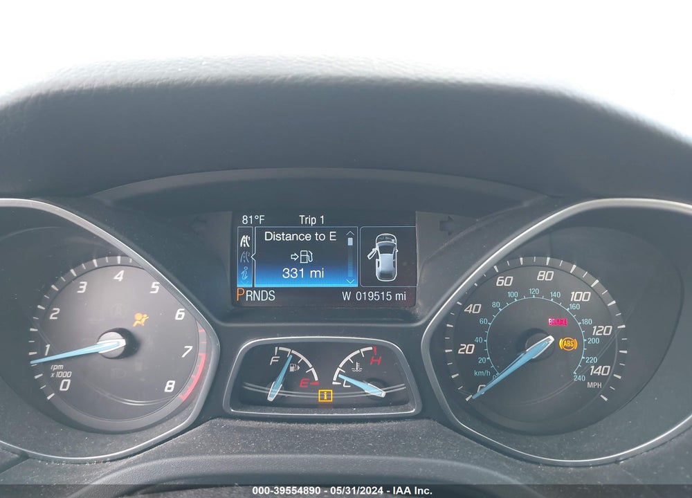 2014 FORD FOCUS TITANIUM VIN: 1FADP3J20EL199447
