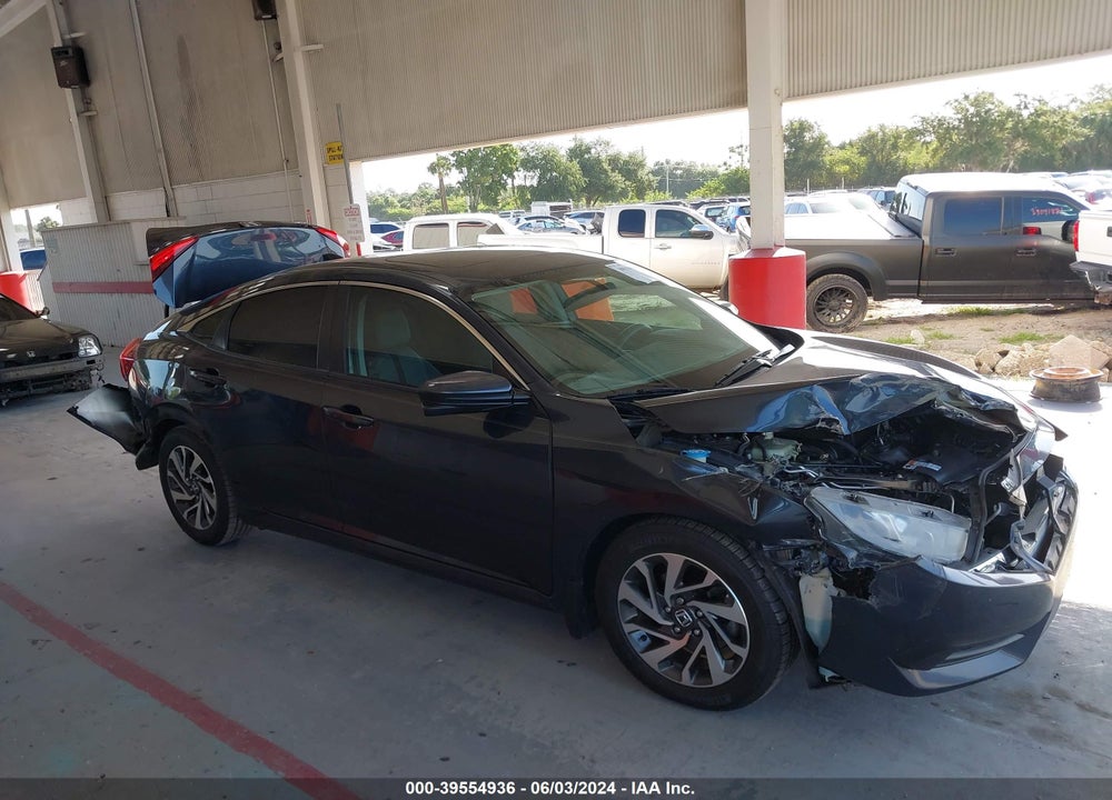 2018 HONDA CIVIC EX VIN: 19XFC2F70JE010800