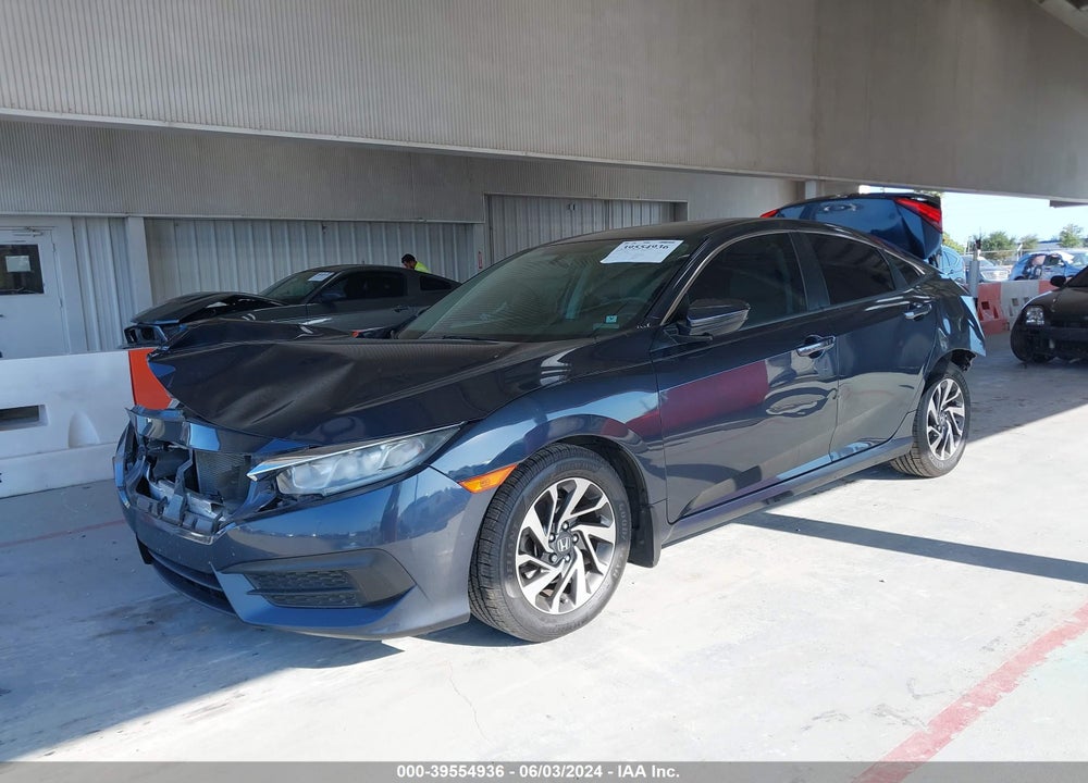2018 HONDA CIVIC EX VIN: 19XFC2F70JE010800