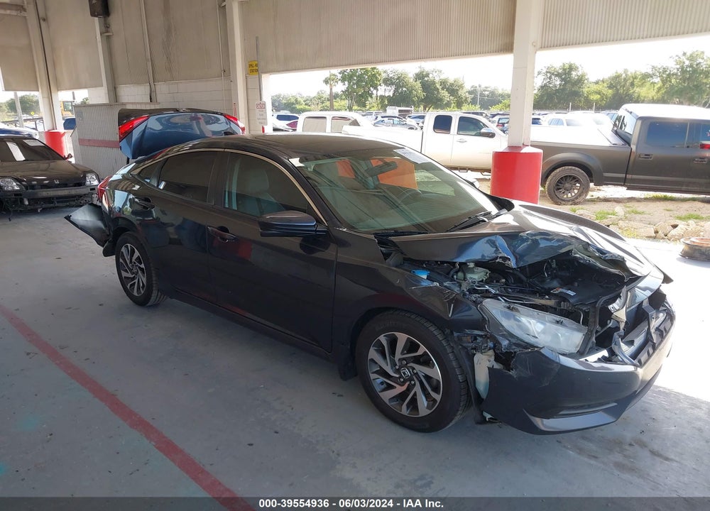 2018 HONDA CIVIC EX VIN: 19XFC2F70JE010800