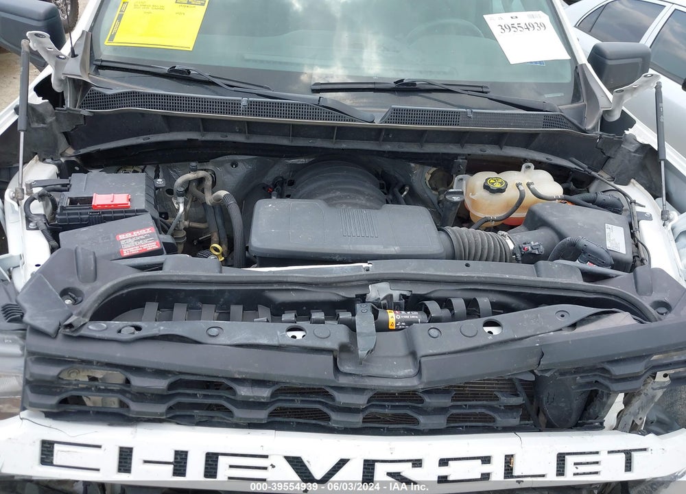 2021 CHEVROLET SILVERADO 1500 2WD REGULAR CAB LONG BED WT VIN: 3GCNWAEF1MG446392