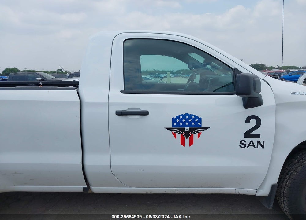 2021 CHEVROLET SILVERADO 1500 2WD REGULAR CAB LONG BED WT VIN: 3GCNWAEF1MG446392