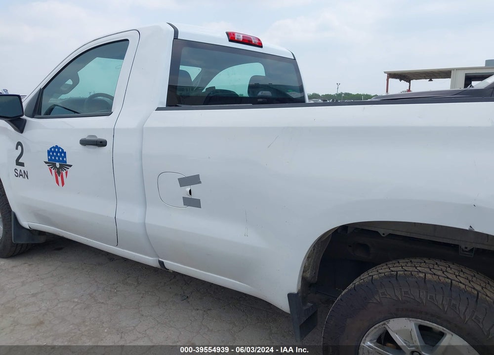 2021 CHEVROLET SILVERADO 1500 2WD REGULAR CAB LONG BED WT VIN: 3GCNWAEF1MG446392