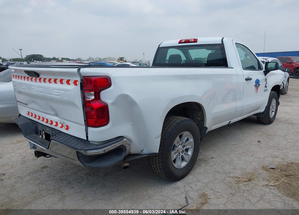 2021 CHEVROLET SILVERADO 1500 2WD REGULAR CAB LONG BED WT VIN: 3GCNWAEF1MG446392