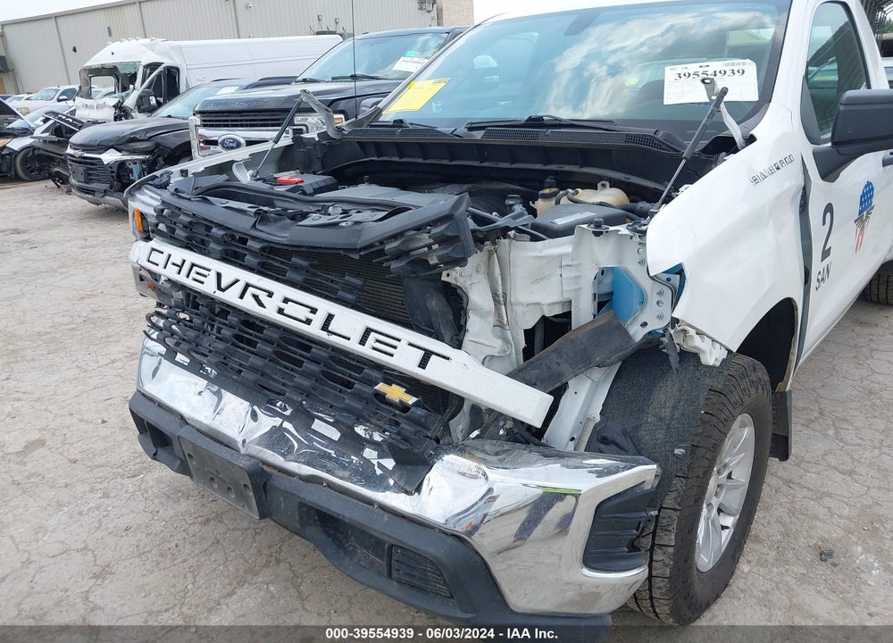 2021 CHEVROLET SILVERADO 1500 2WD REGULAR CAB LONG BED WT VIN: 3GCNWAEF1MG446392