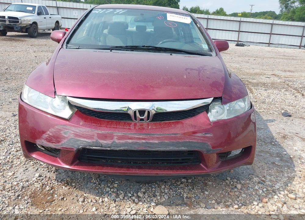 2010 HONDA CIVIC LX VIN: 19XFA1F54AE013097