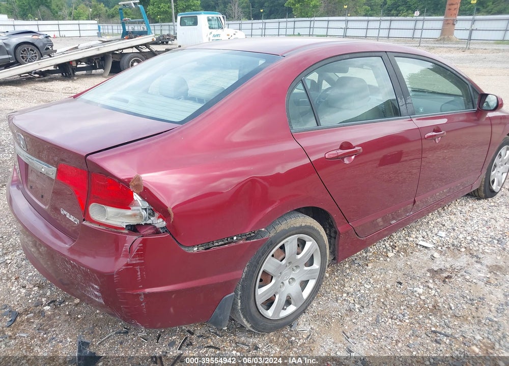 2010 HONDA CIVIC LX VIN: 19XFA1F54AE013097