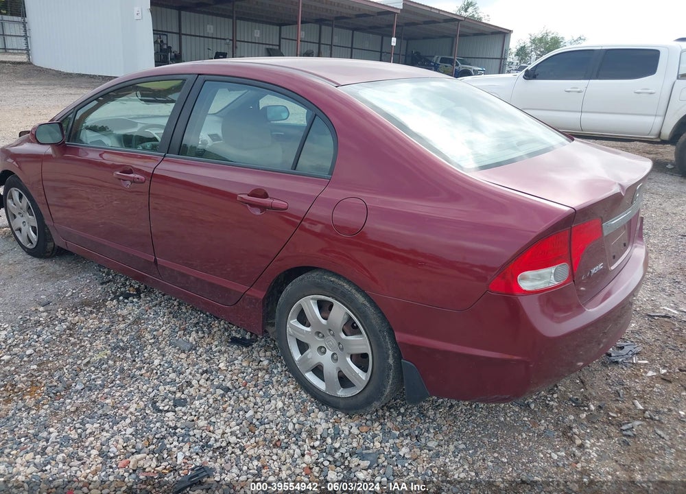2010 HONDA CIVIC LX VIN: 19XFA1F54AE013097