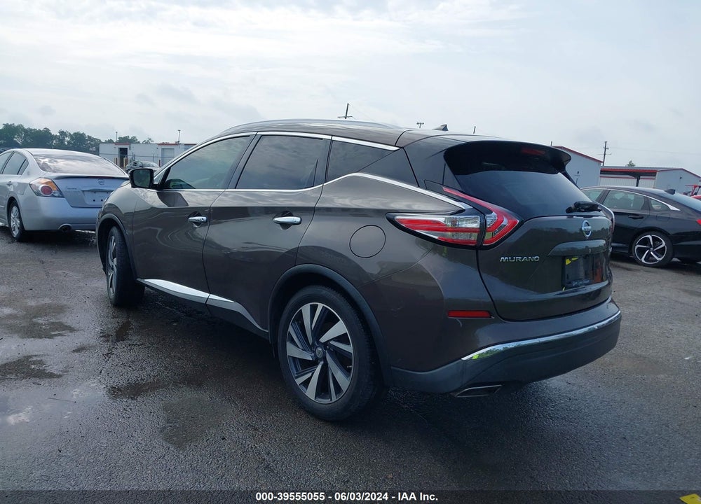 2015 NISSAN MURANO PLATINUM VIN: 5N1AZ2MG8FN251689