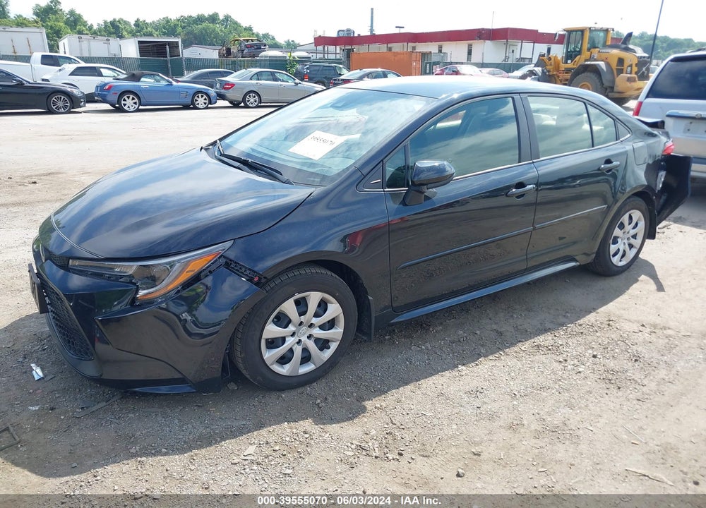 2022 TOYOTA COROLLA LE VIN: JTDEPMAE5NJ229858
