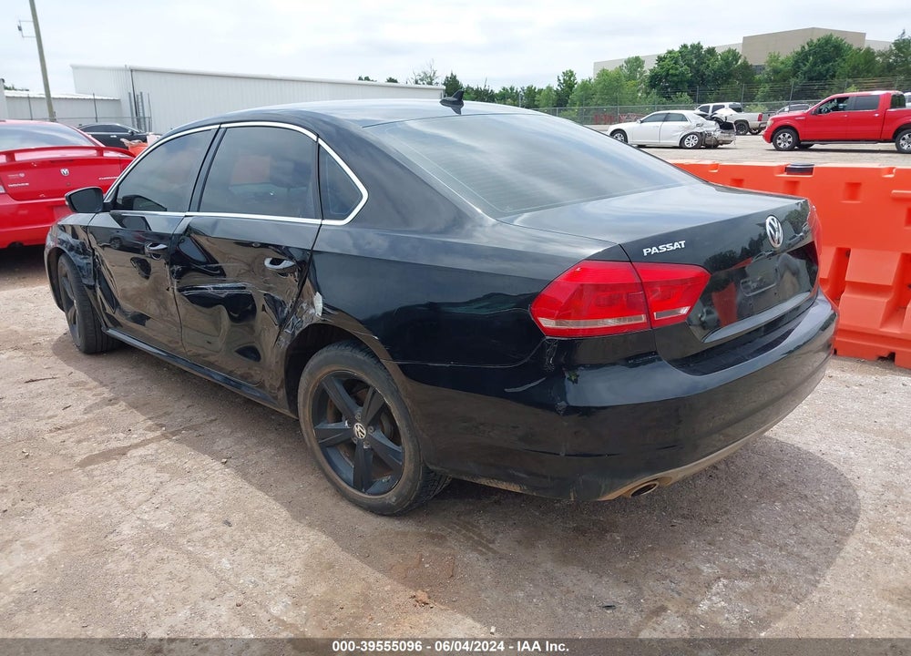2013 VOLKSWAGEN PASSAT 2.5L SE VIN: 1VWBH7A31DC025977