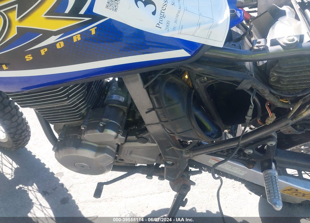 2000 SUZUKI DR650 SE VIN: JS1SP46A6Y2100934