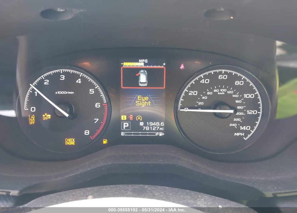 2019 SUBARU FORESTER VIN: JF2SKACC7KH447249