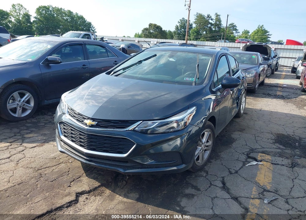 2018 CHEVROLET CRUZE LT AUTO VIN: 1G1BE5SM9J7225249