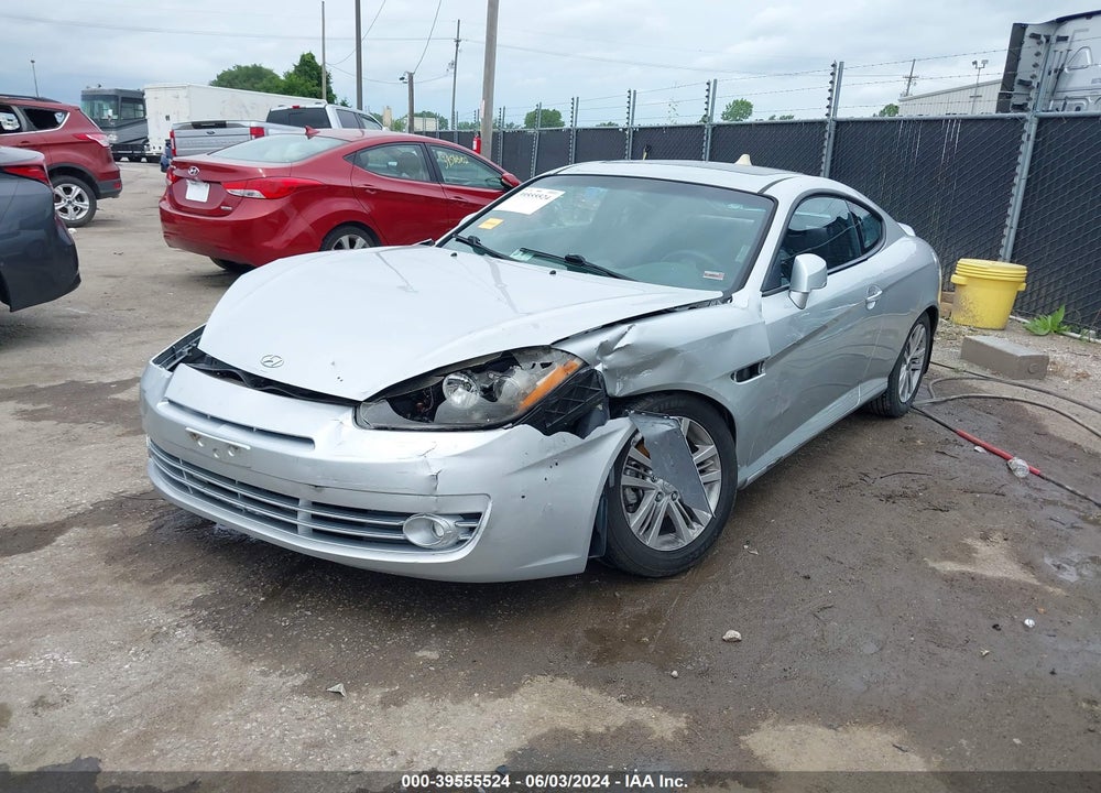2007 HYUNDAI TIBURON GS VIN: KMHHM66D17U248034
