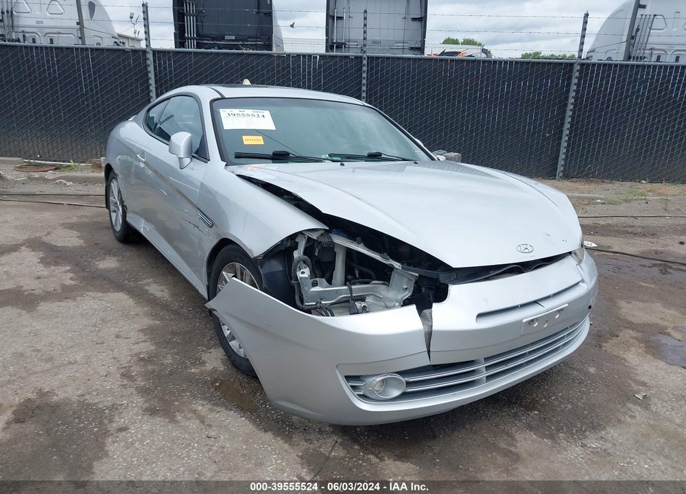 2007 HYUNDAI TIBURON GS VIN: KMHHM66D17U248034