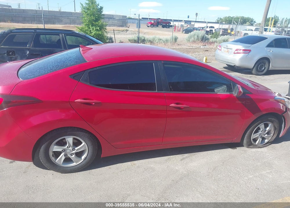 2014 HYUNDAI ELANTRA SE VIN: KMHDH4AE3EU154323